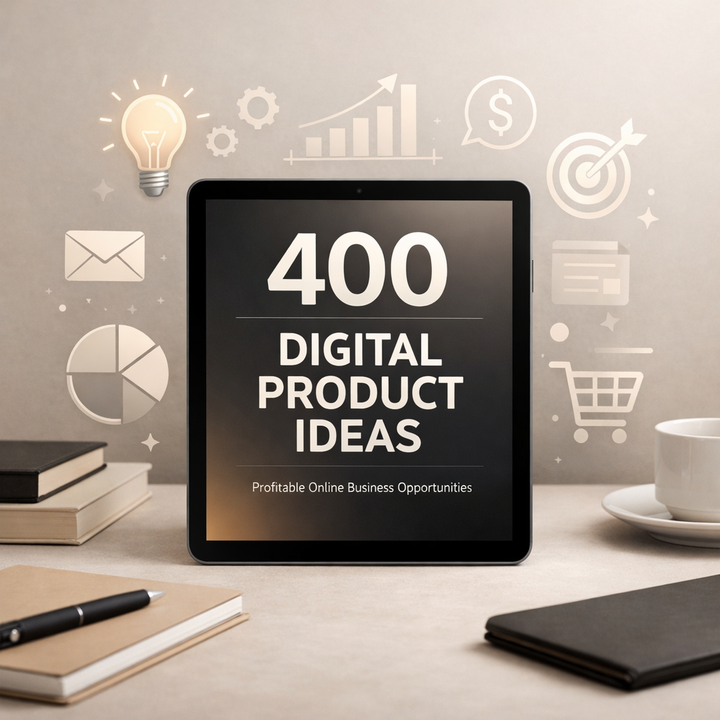 400 Digital Product Ideas for Creators & Entrepreneurs